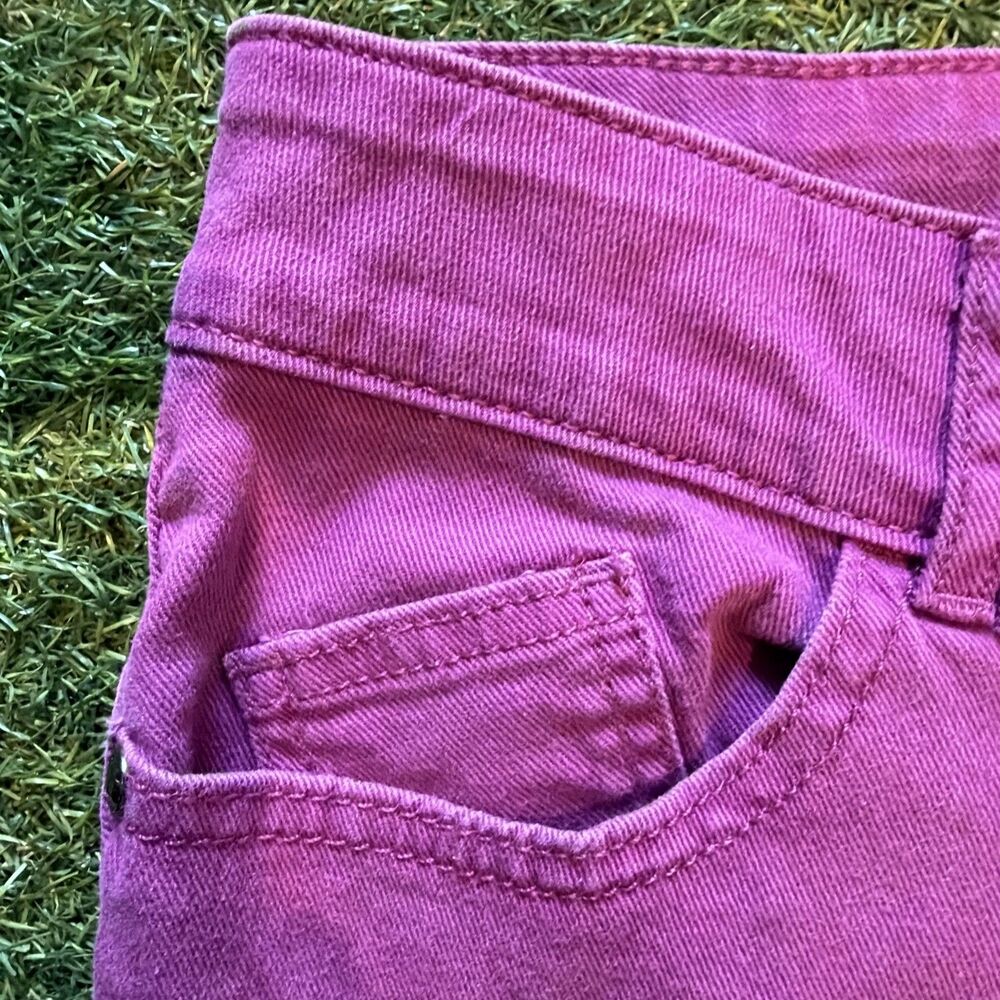 Elle pink jeans women's sz 8 Paris New York Tokyo Pants - Picture 7 of 10